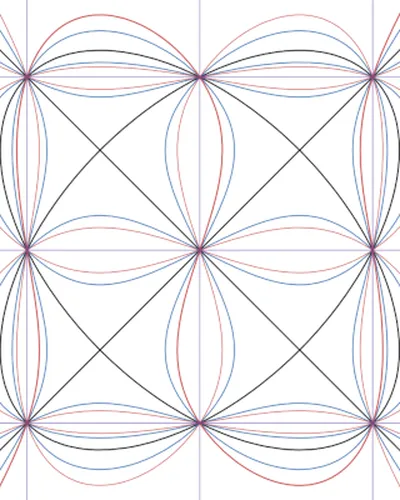 Algebraic geometry of circles and triangles